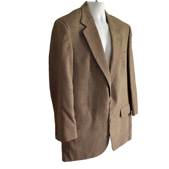 Oscar de la Renta 2 Button Wool Blazer Jacket Men's Size 42 L - Picture 4 of 9